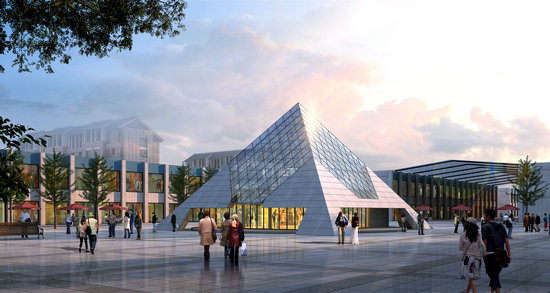 乐平金字塔网架