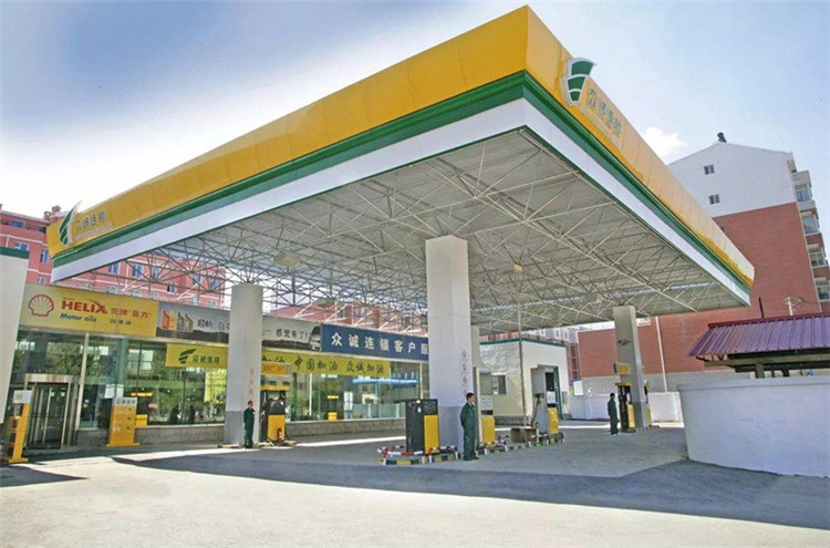 乐平加气站钢结构网架案例7