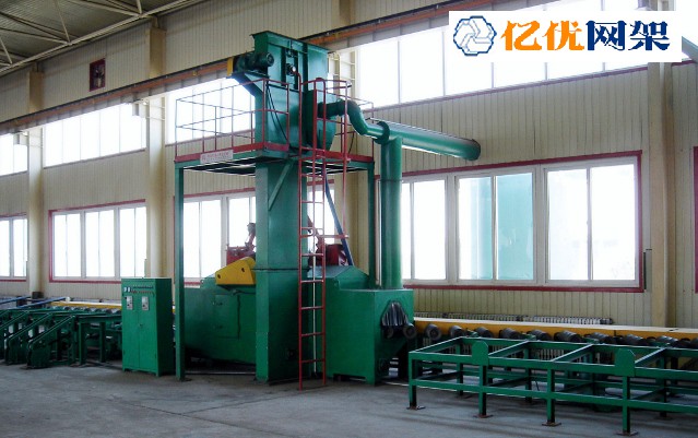 乐平网架抛丸车间